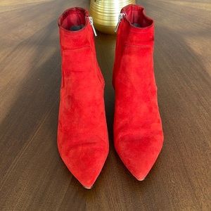 Sam Edelman Red Booties